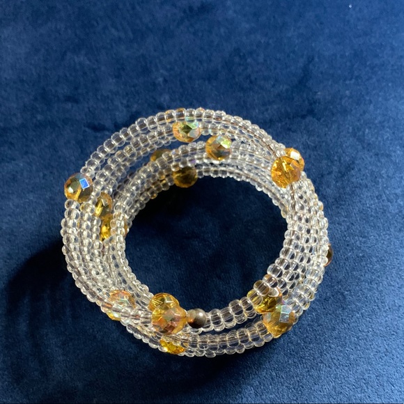 Spiral bracelet 🤍🧡 S - Picture 2 of 6